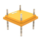 Maxbell Electric Warmer Chick Cage Heater Poultry Stay Warm Brooder Heating Plate Yellow 30.7x30.7cm