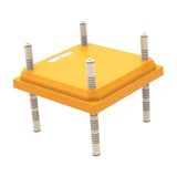 Maxbell Electric Warmer Chick Cage Heater Poultry Stay Warm Brooder Heating Plate Yellow 30.7x30.7cm