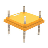 Maxbell Electric Warmer Chick Cage Heater Poultry Stay Warm Brooder Heating Plate Yellow 30.7x30.7cm