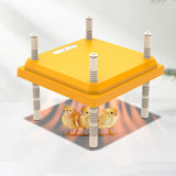 Maxbell Electric Warmer Chick Cage Heater Poultry Stay Warm Brooder Heating Plate Yellow 30.7x30.7cm