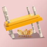 Maxbell Electric Warmer Chick Cage Heater Poultry Stay Warm Brooder Heating Plate Yellow 30.7x30.7cm