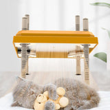 Maxbell Electric Warmer Chick Cage Heater Poultry Stay Warm Brooder Heating Plate Yellow 30.7x30.7cm