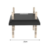 Maxbell Electric Warmer Chick Cage Heater Poultry Stay Warm Brooder Heating Plate Balck 30.7x30.7cm