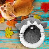 Maxbell Large Nest Furniture Dog with Ball Toy Hideout Portable for Kitten Rabbit 35x35x32cm