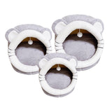 Maxbell Soft Cave Bed with Non Slip Bottom Warm Calming for Rabbits Kitten Puppy S