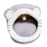 Maxbell Soft Cave Bed with Non Slip Bottom Warm Calming for Rabbits Kitten Puppy L