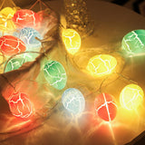 Maxbell Easter Eggs Fairy Lights Supplies Indoor Lamp Bedroom Yard Halloween