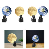 Maxbell Projector Light USB Powered Decorative Earth/Moon Bedside Lamps for Party Earth Lens
