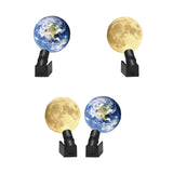 Maxbell Projector Light USB Powered Decorative Earth/Moon Bedside Lamps for Party Earth Lens