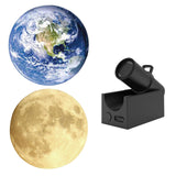 Maxbell Projector Light USB Powered Decorative Earth/Moon Bedside Lamps for Party Earth and Moon Lens