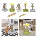 Maxbell Cat Scratching Post Scratch Pole Gift Durable for Kittens Supplies Round Gray