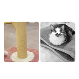 Maxbell Cat Scratching Post Scratch Pole Gift Durable for Kittens Supplies Round Gray