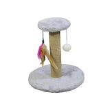 Maxbell Cat Scratching Post Scratch Pole Gift Durable for Kittens Supplies Round Gray