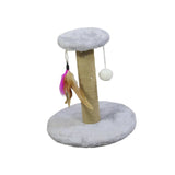 Maxbell Cat Scratching Post Scratch Pole Gift Durable for Kittens Supplies Round Gray