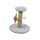 Maxbell Cat Scratching Post Scratch Pole Gift Durable for Kittens Supplies Round Gray