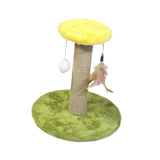 Maxbell Cat Scratching Post Scratch Pole Gift Durable for Kittens Supplies Round Green