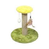 Maxbell Cat Scratching Post Scratch Pole Gift Durable for Kittens Supplies Round Green