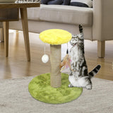 Maxbell Cat Scratching Post Scratch Pole Gift Durable for Kittens Supplies Round Green