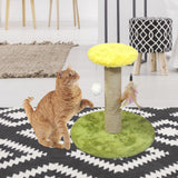 Maxbell Cat Scratching Post Scratch Pole Gift Durable for Kittens Supplies Round Green