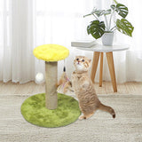Maxbell Cat Scratching Post Scratch Pole Gift Durable for Kittens Supplies Round Green