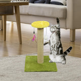 Maxbell Cat Scratching Post Scratch Pole Gift Durable for Kittens Supplies Square Green