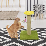 Maxbell Cat Scratching Post Scratch Pole Gift Durable for Kittens Supplies Square Green