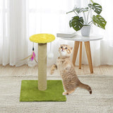 Maxbell Cat Scratching Post Scratch Pole Gift Durable for Kittens Supplies Square Green