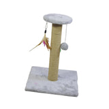 Maxbell Cat Scratching Post Scratch Pole Gift Durable for Kittens Supplies Square Gray