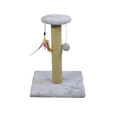 Maxbell Cat Scratching Post Scratch Pole Gift Durable for Kittens Supplies Square Gray