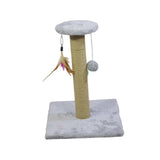 Maxbell Cat Scratching Post Scratch Pole Gift Durable for Kittens Supplies Square Gray