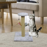 Maxbell Cat Scratching Post Scratch Pole Gift Durable for Kittens Supplies Square Gray