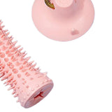 Maxbell Multifunctional Pet Molar Dog Chew Suction Cup Tug for Puppy Playing Pulling Pink
