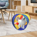 Maxbell Collapsible Cat Tunnels Tube Interactive Toy House for Guinea Pig Rabbits