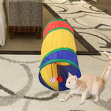 Maxbell Collapsible Cat Tunnels Tube Interactive Toy House for Guinea Pig Rabbits