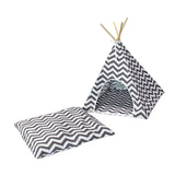 Maxbell Pet Teepee Small Dog House Cat Tent Bed Mat Cushion Kennel for Puppy Indoor
