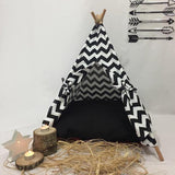 Maxbell Pet Teepee Small Dog House Cat Tent Bed Mat Cushion Kennel for Puppy Indoor