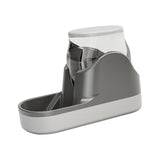 Maxbell Pet Water Dispenser Cat Gravity Water Feeder for Large Dogs Kitten Puppy Gray