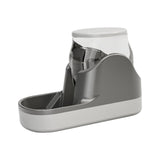 Maxbell Pet Water Dispenser Cat Gravity Water Feeder for Large Dogs Kitten Puppy Gray