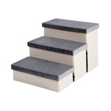 Maxbell Dog Stairs Pet Steps Removable Cover Pet Ladder Dog Ramp Steps for Indoor
