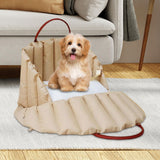 Maxbell Pet Cat Carrier Bag Handbag Outdoor Travel Antiskid Pet Supplies Pet Dog Bed L Light Khaki