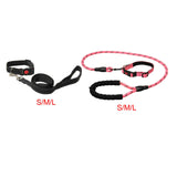Maxbell Adjustable Dog Traction Rope Jogging Cats Outdoor Small Medium Large Dogs S