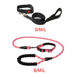 Maxbell Adjustable Dog Traction Rope Jogging Cats Outdoor Small Medium Large Dogs S