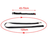 Maxbell Adjustable Dog Traction Rope Jogging Cats Outdoor Small Medium Large Dogs L