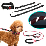 Maxbell Adjustable Dog Traction Rope Jogging Cats Outdoor Small Medium Large Dogs L