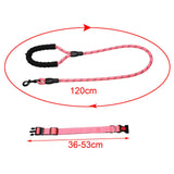 Maxbell Adjustable Dog Traction Rope Jogging Cats Outdoor Small Medium Large Dogs M upgrade