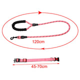 Maxbell Adjustable Dog Traction Rope Jogging Cats Outdoor Small Medium Large Dogs  L upgrade