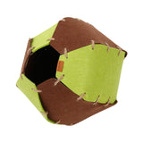 Maxbell Multifunctional Foldable Cave Cat Bed Hideouts Kennel for Kitten Indoor Cats Green