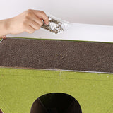 Maxbell Cat Scratcher Cardboard Nest Bed Grind Claws Wear Resistant Cat Scratch Pad Blue