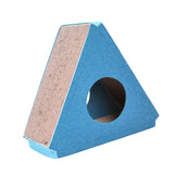 Maxbell Cat Scratcher Cardboard Nest Bed Grind Claws Wear Resistant Cat Scratch Pad Blue