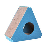 Maxbell Cat Scratcher Cardboard Nest Bed Grind Claws Wear Resistant Cat Scratch Pad Blue
